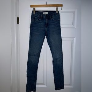 Mid to High Rise Denim Pant